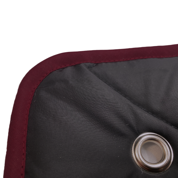 Thermomatte schwarz - Band bordeaux